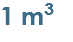 1 m3